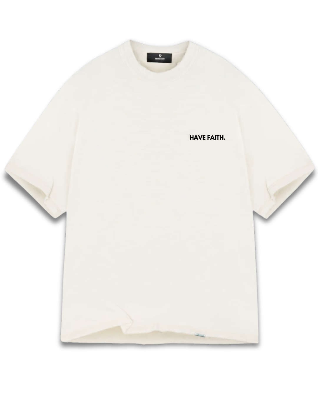 Have Faith Heavy Weight Tee Off White