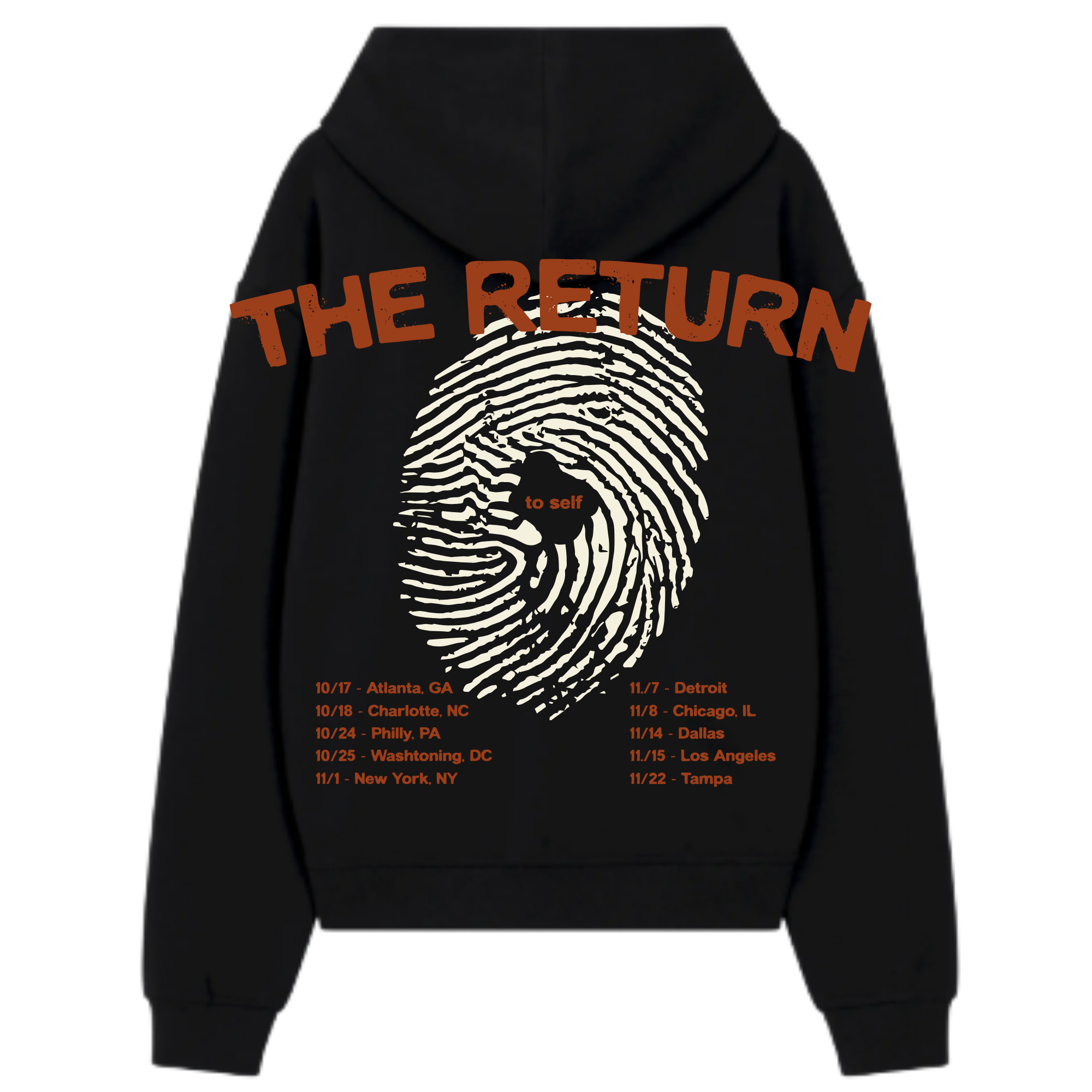Healing Experiene The Return Tour Hoodie (Black)