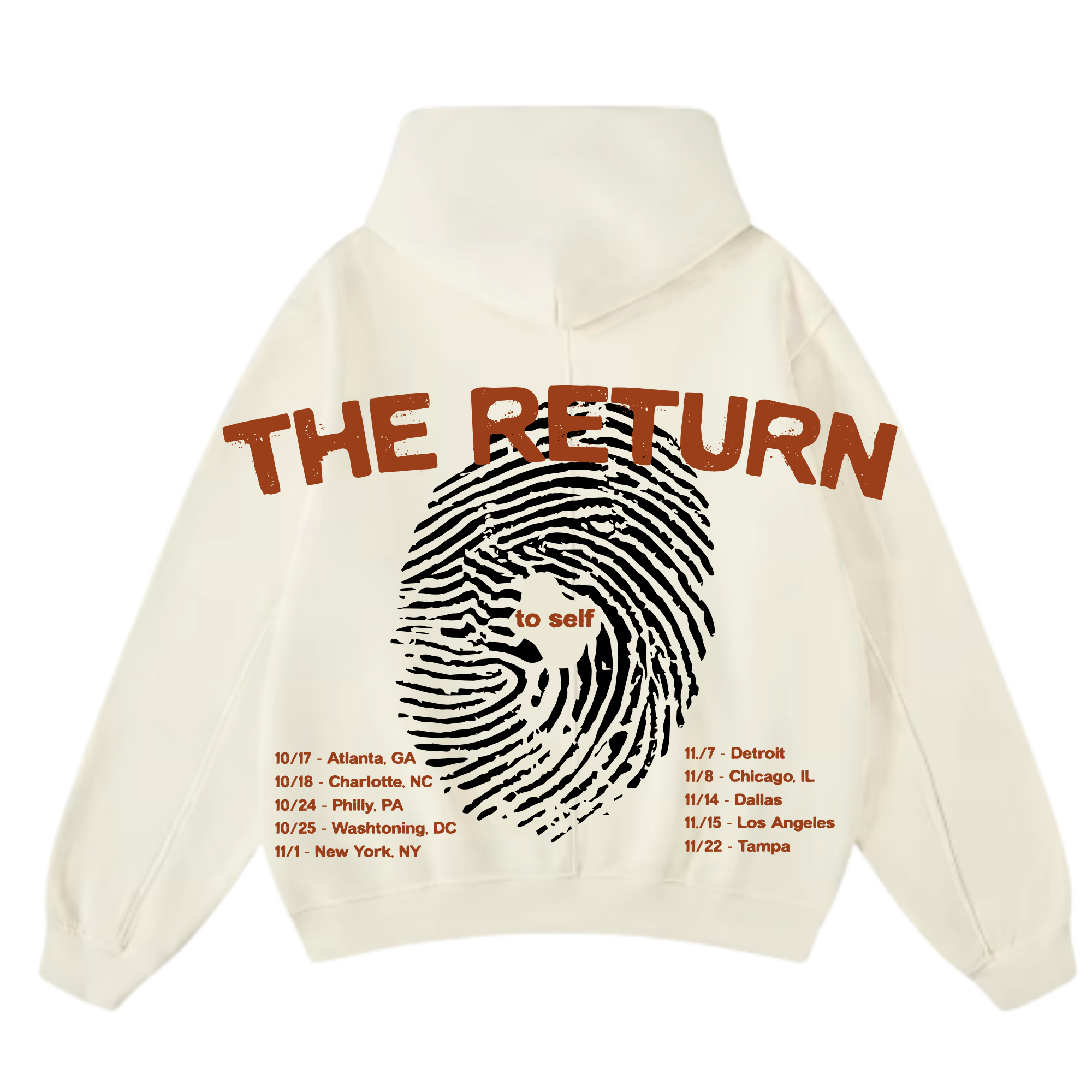 Healing Experiene The Return Tour Hoodie (Beige )