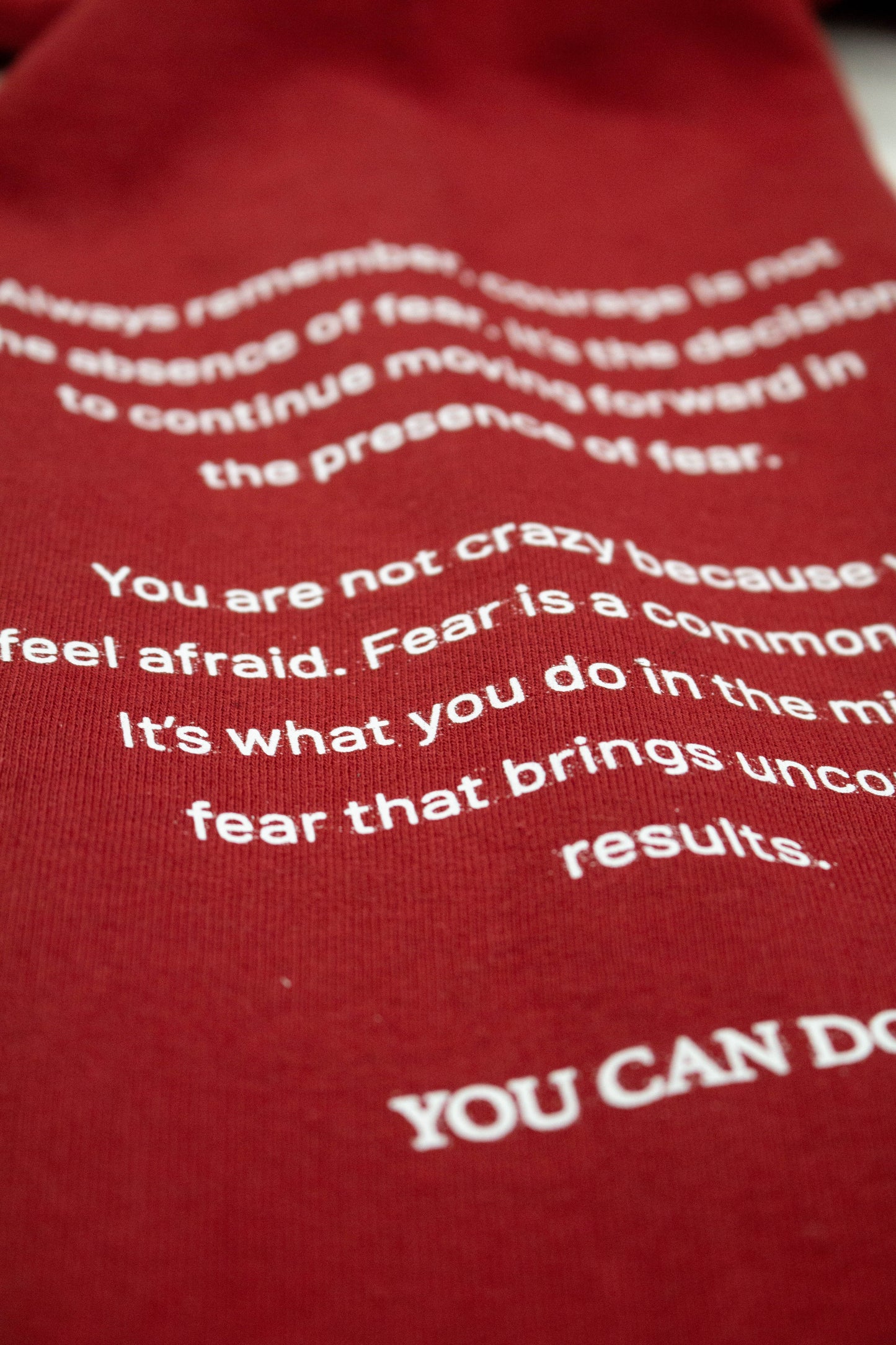 OxBlood Fear Hoodie 100% Organic Cotton Set