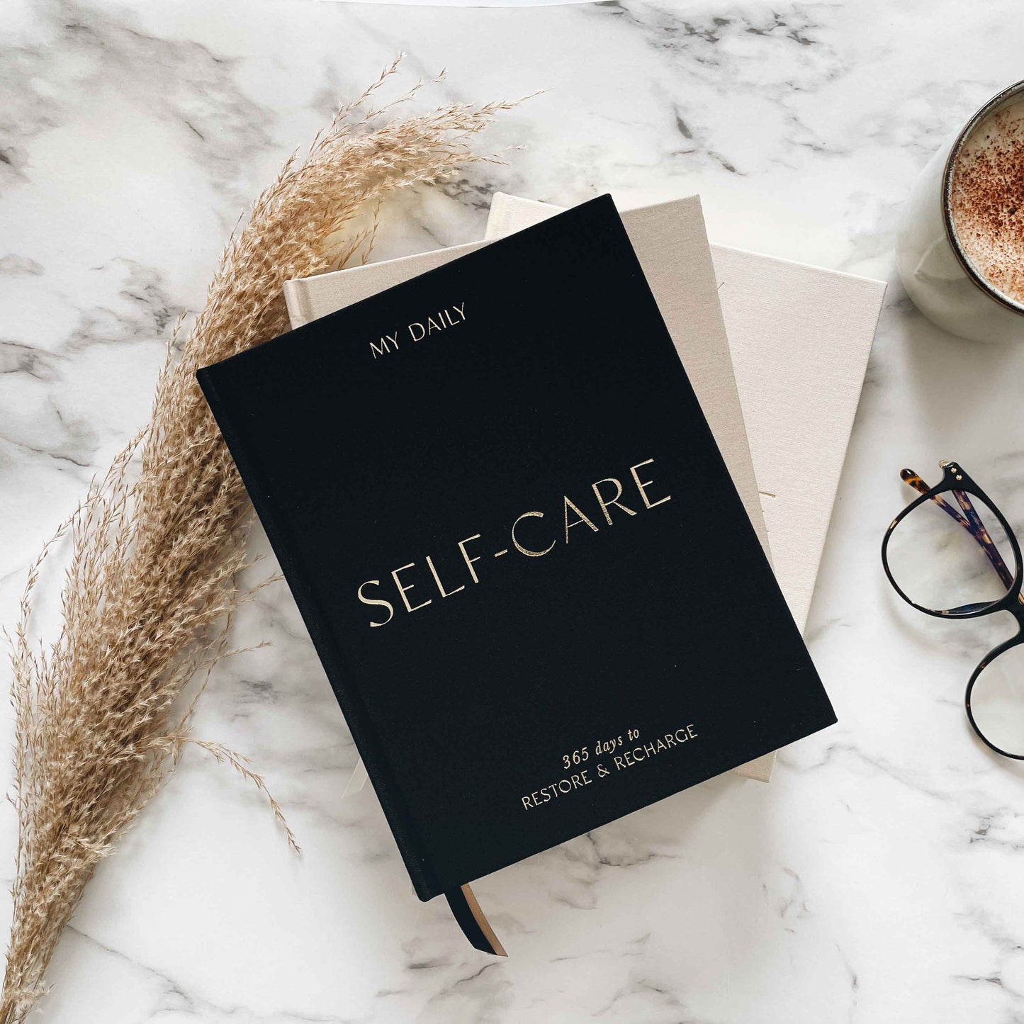 My Daily Self-Care (Black) Gratitude and Reflection Journal