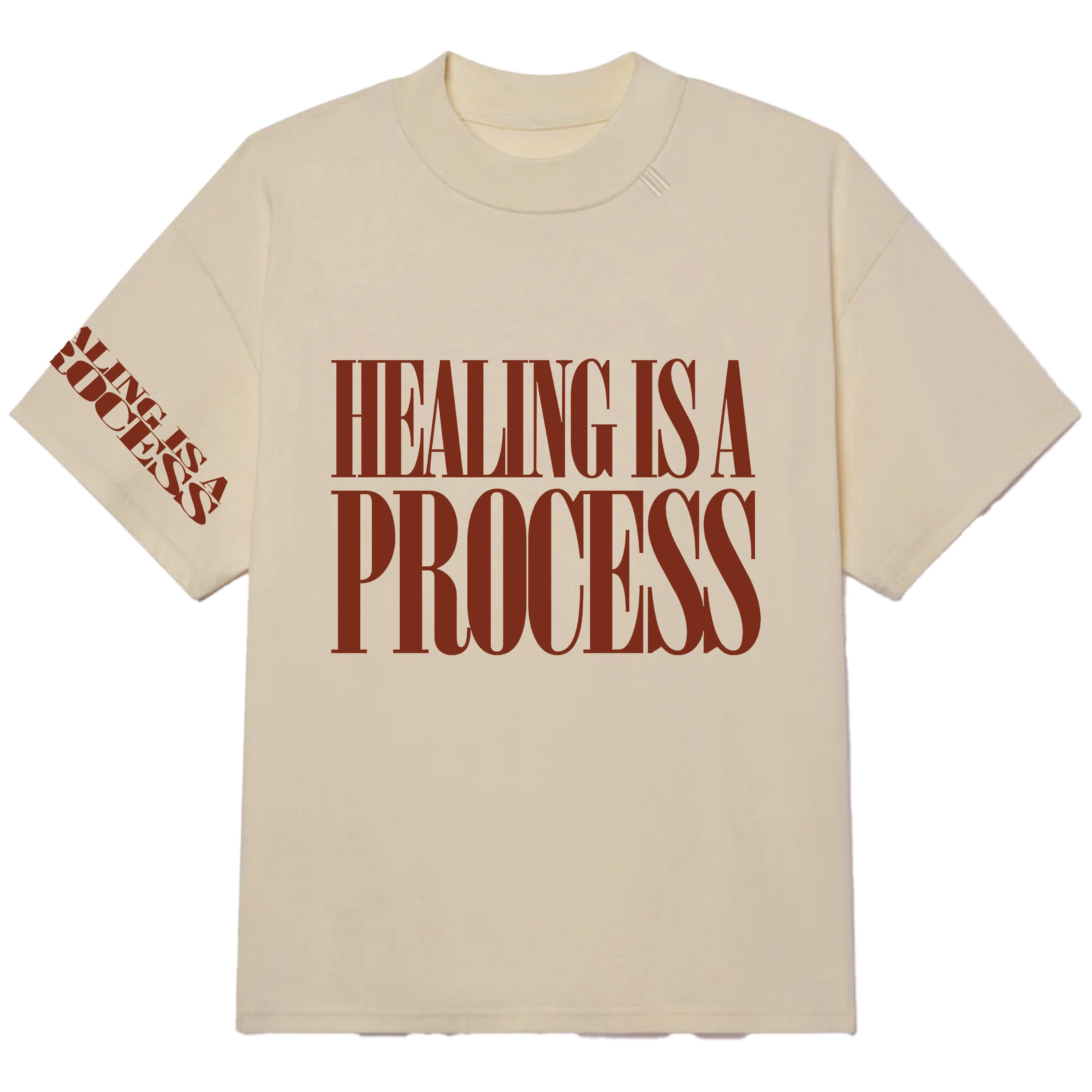 Healing Is A Process: Left Eye Cream Tshirt
