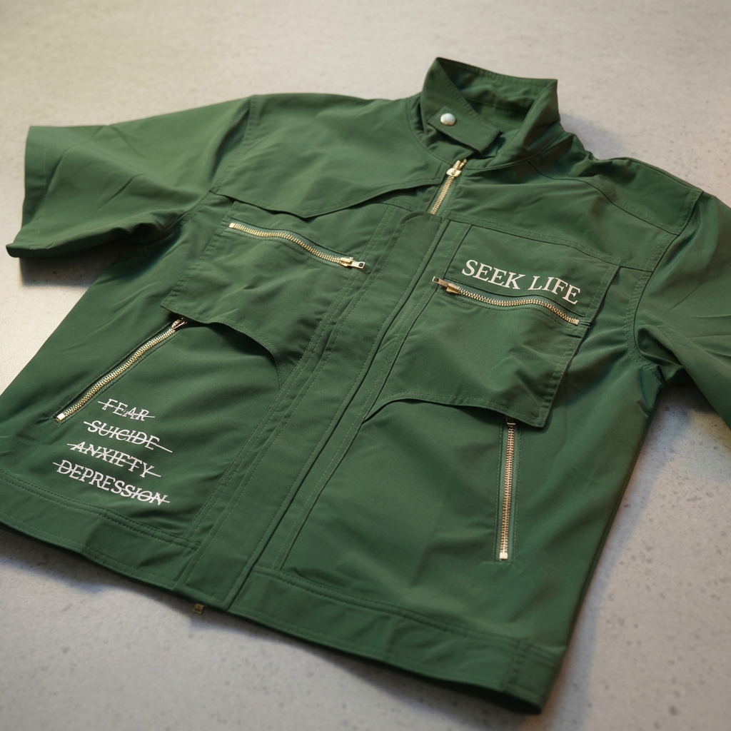 Seek Life Cargo Jacket Green