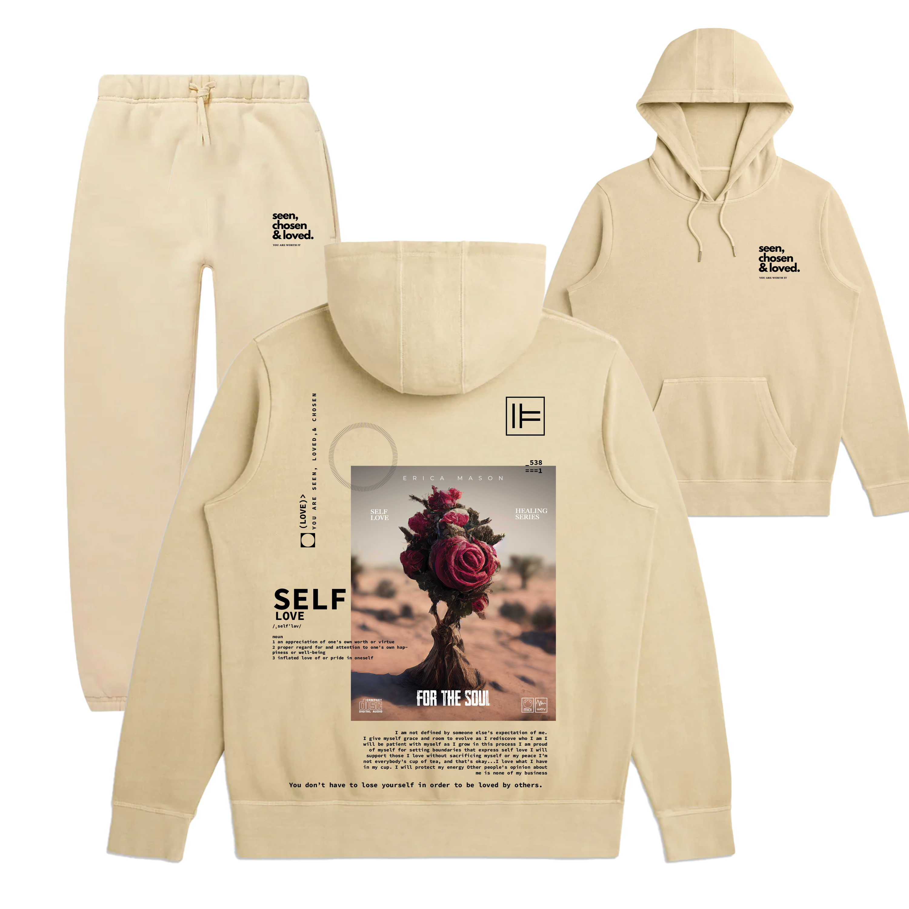 Self Love Cream Jogger Set