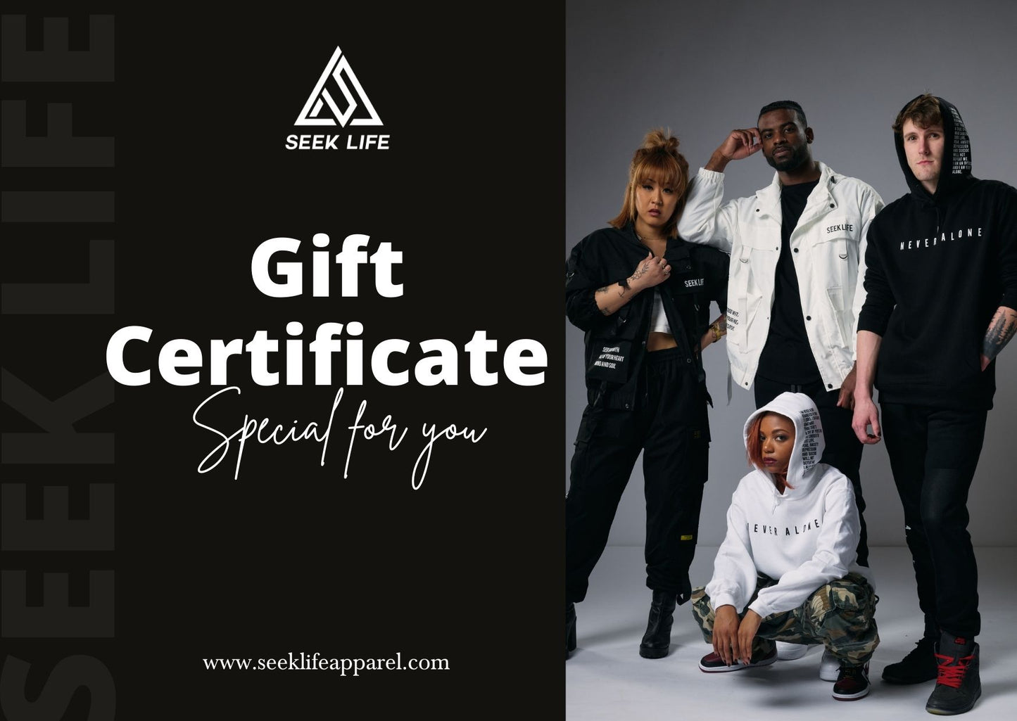 Seek Life Apparel Gift Card