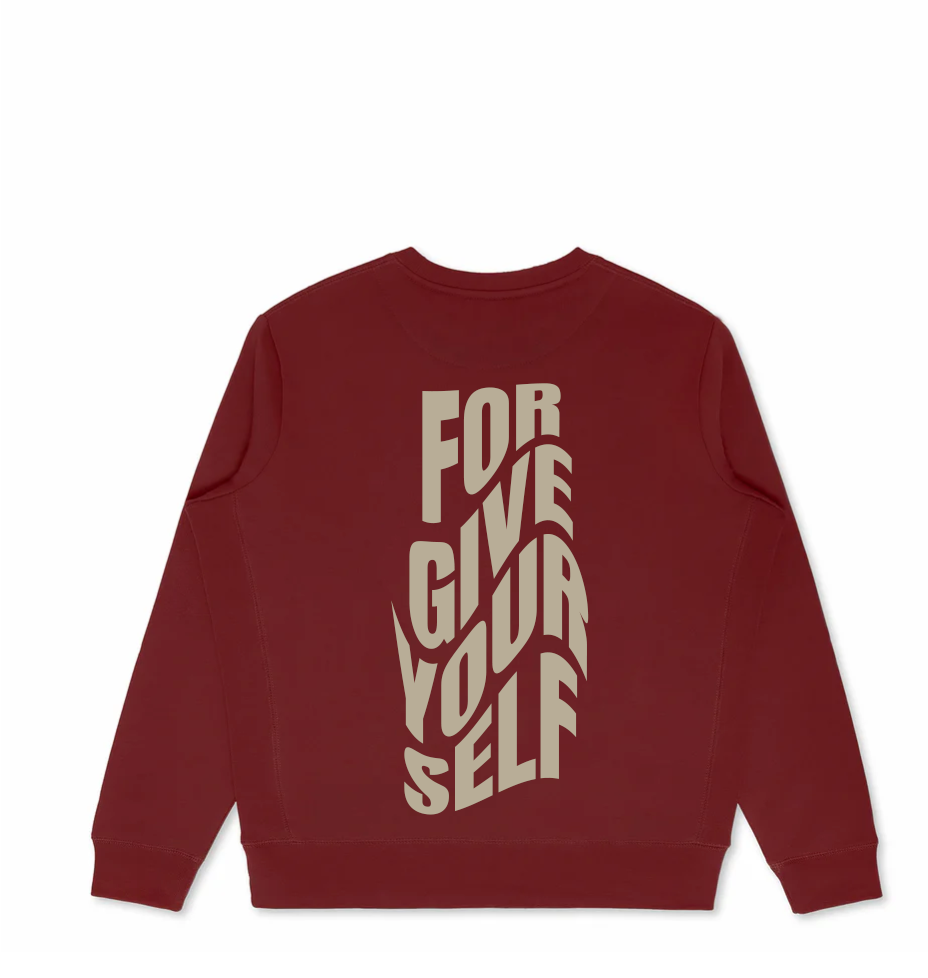 FORGIVE YOURSELF RUBY CREWNECK