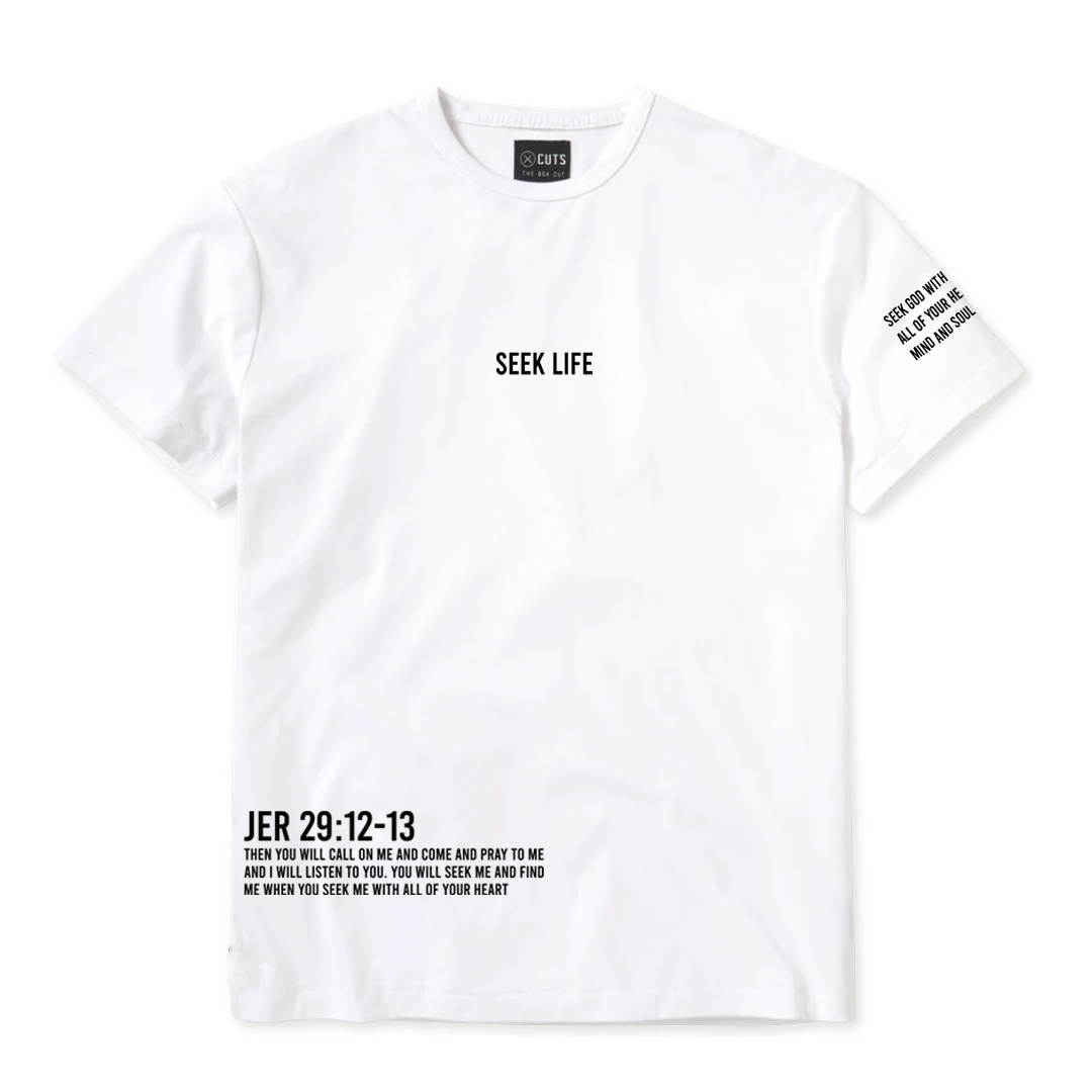 Seek Life Scripture Shirt