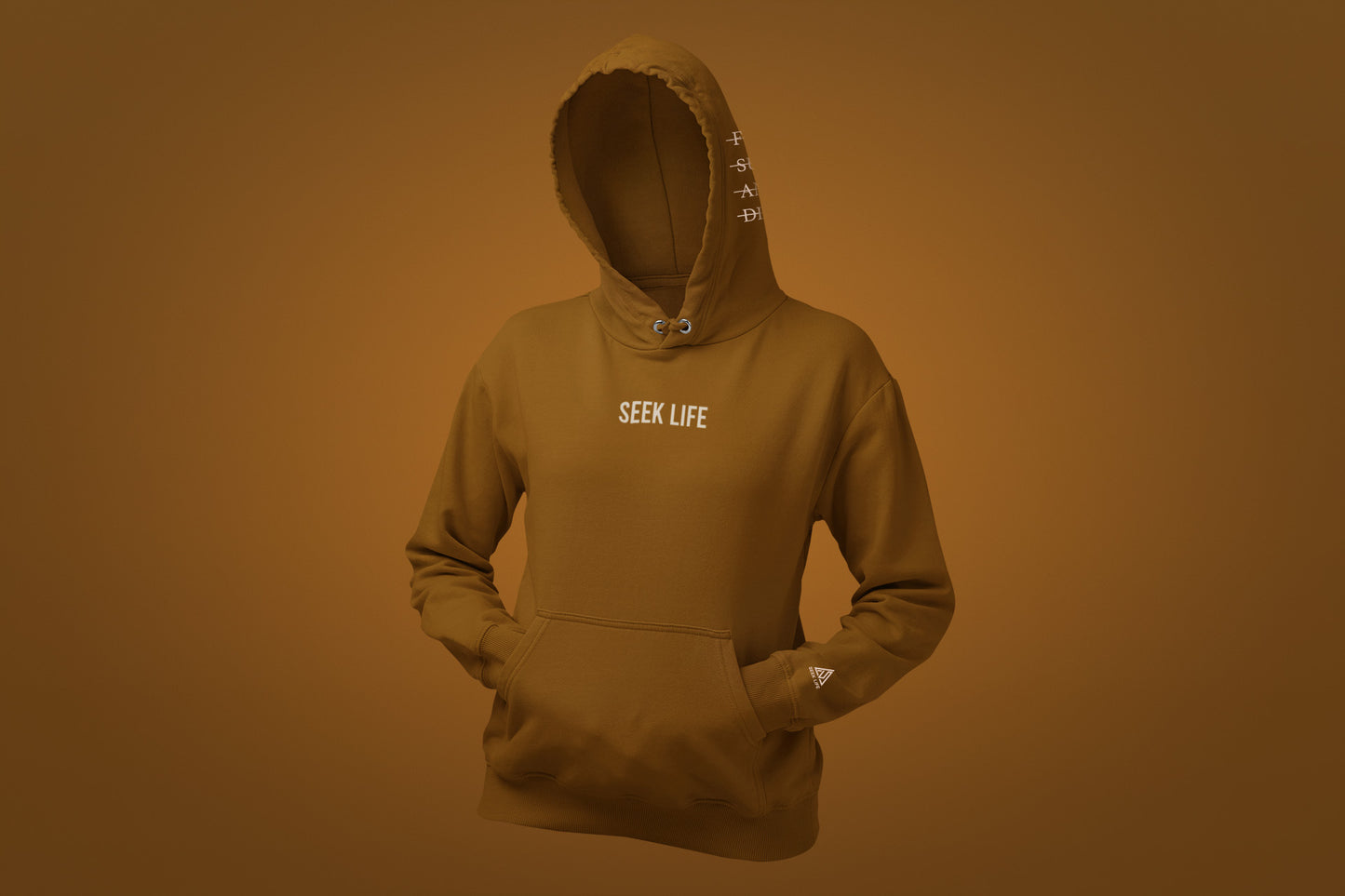 Coffee N Creme Seek Life Hoodie