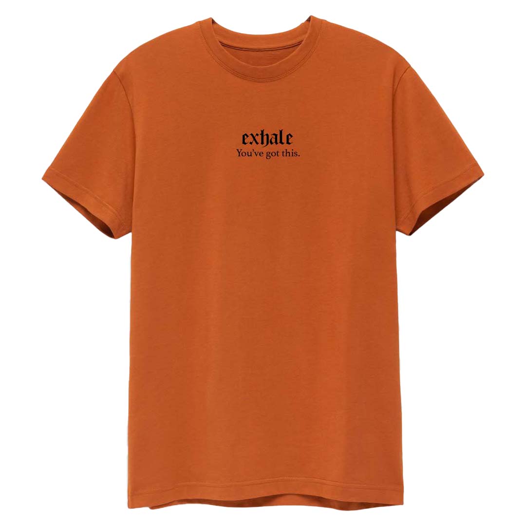 Seek Life Apparel Exhale Clay Tshirt