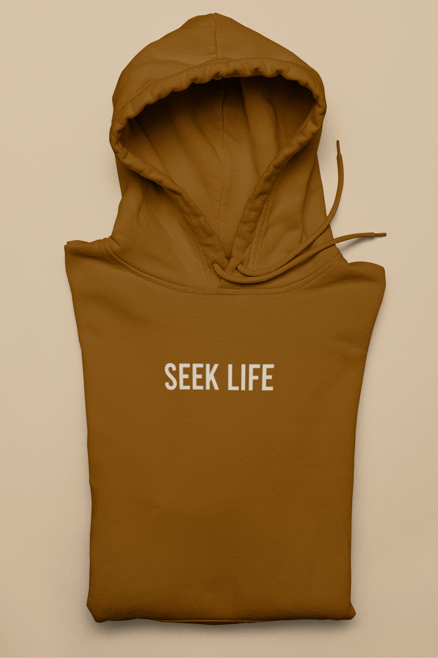 Coffee N Creme Seek Life Hoodie