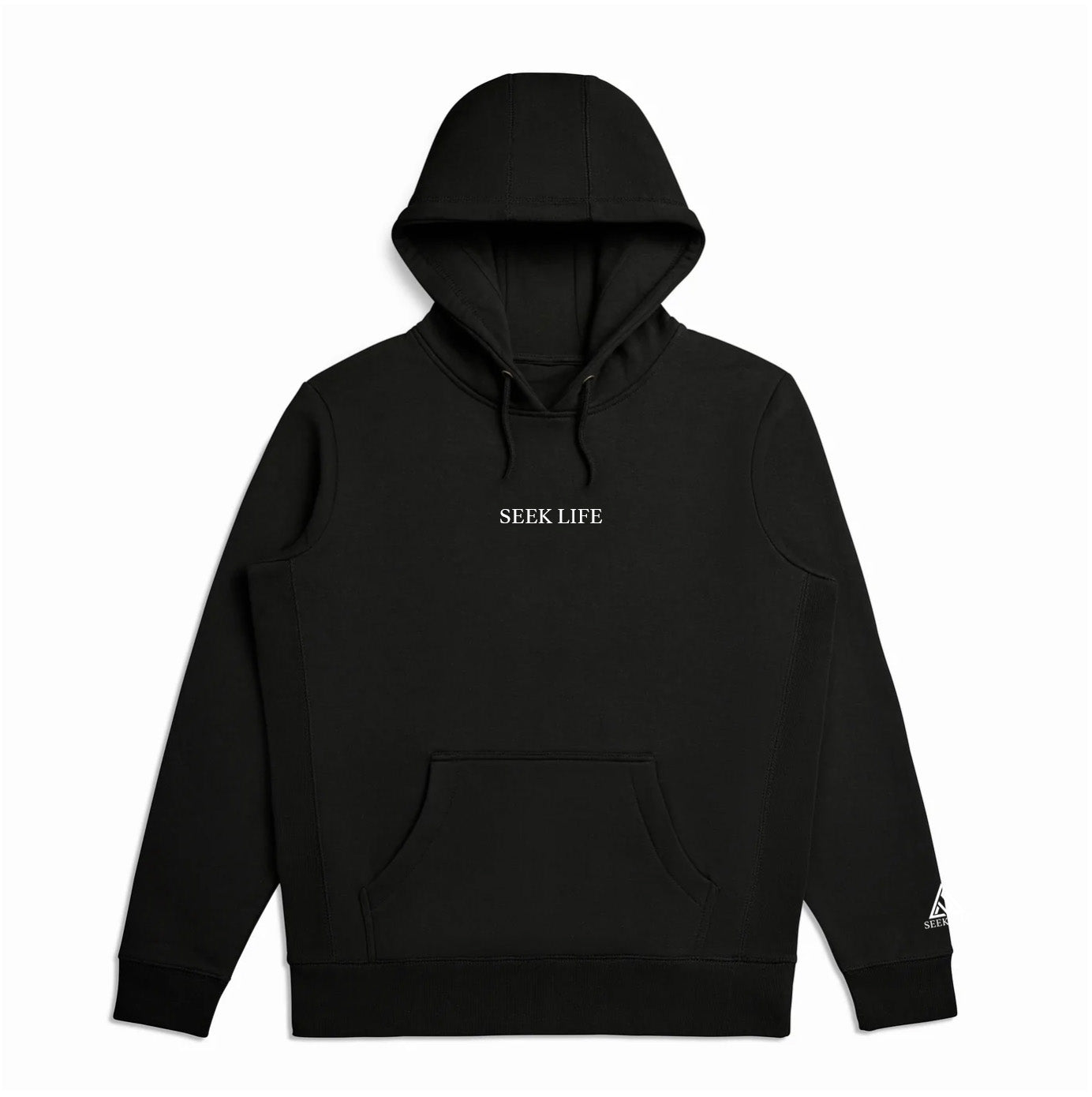 Black Seek Life Hoodie Embroidered – Seek Life Apparel