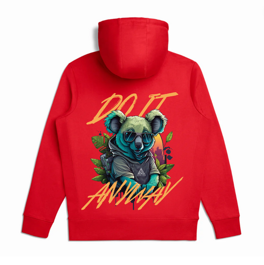 Do It Anyway Red Graphic Hoodie + Jogger Bundle