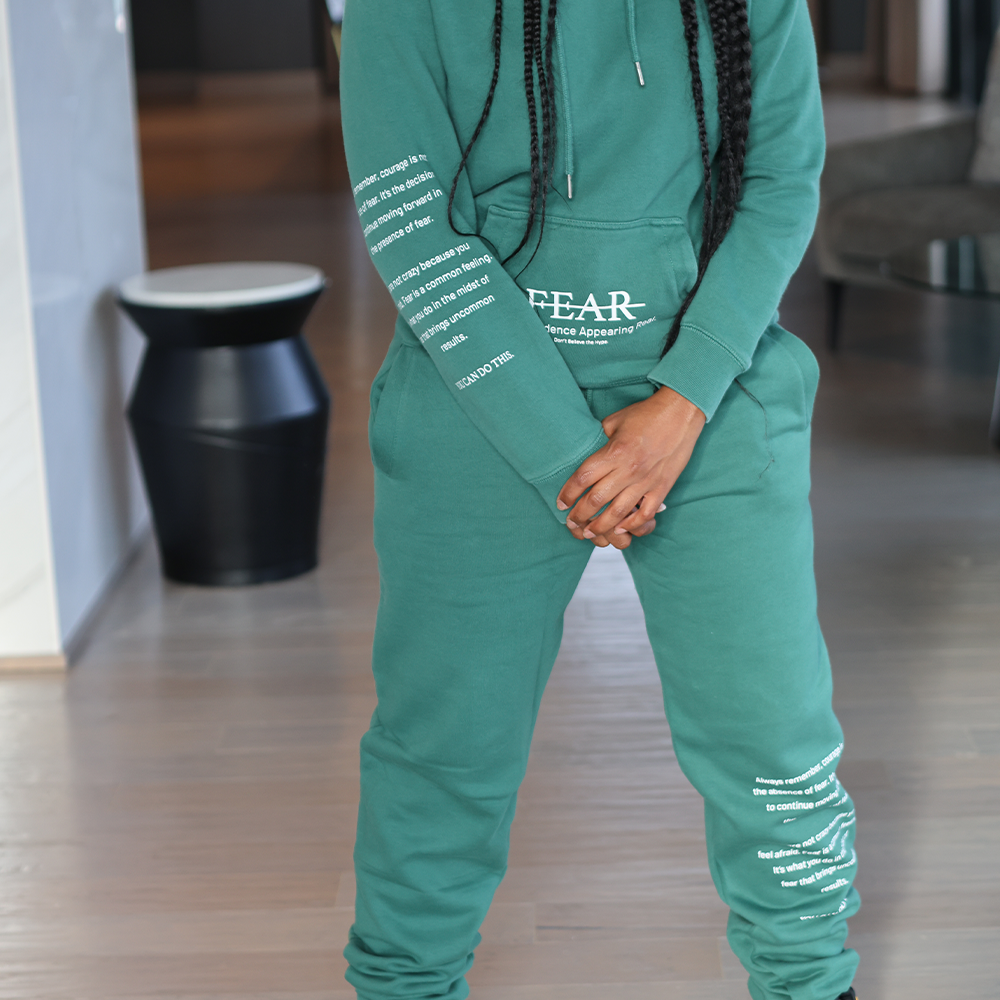 BayBerry Fear Hoodie 100% Organic Cotton Set
