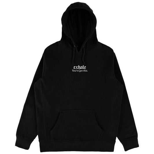 Seek Life Apparel Exhale Black Hoodie