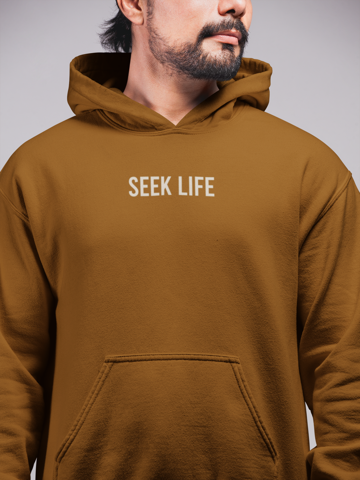 Coffee N Creme Seek Life Hoodie