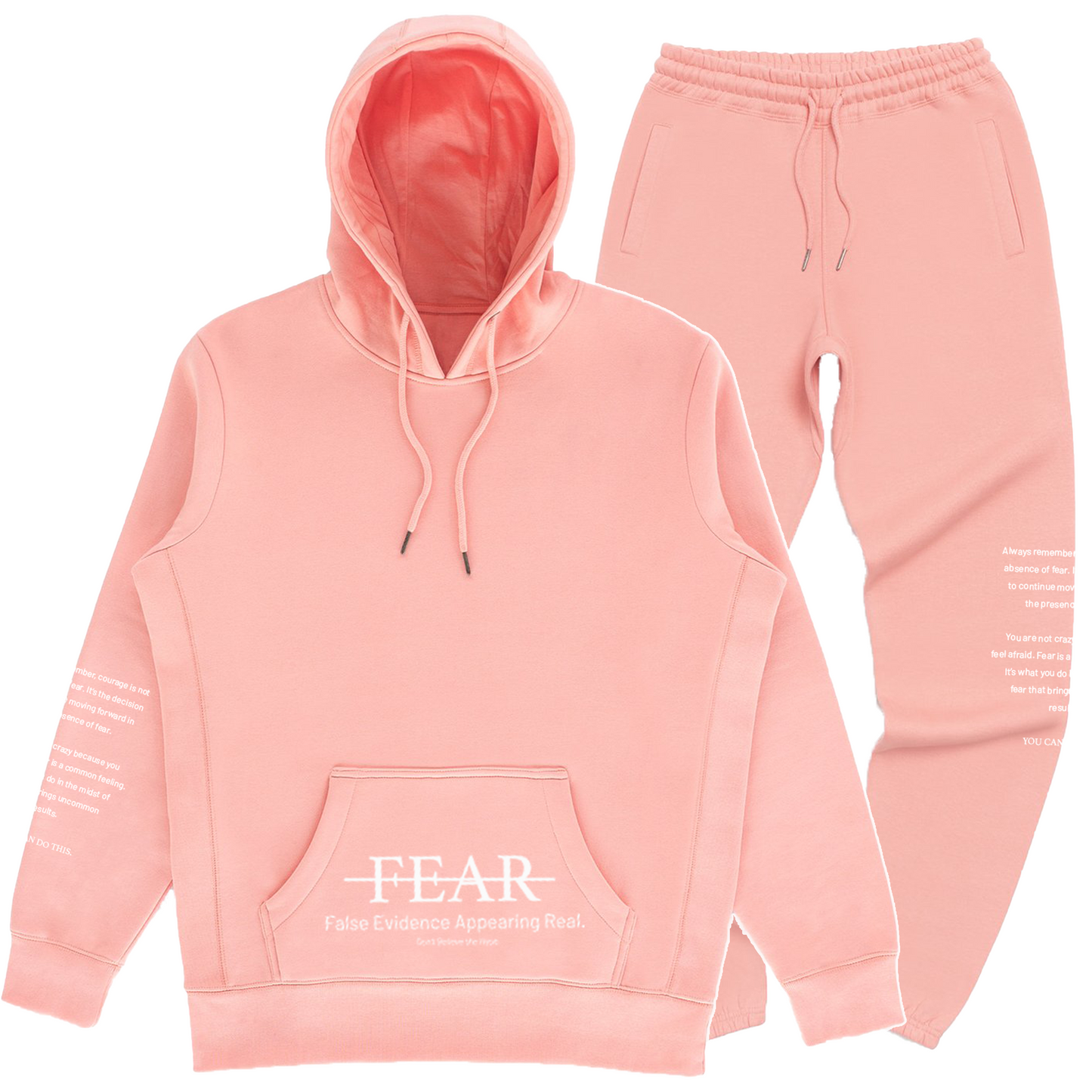 Fear Peach Hoodie 100 Organic Cotton Set Seek Life Apparel