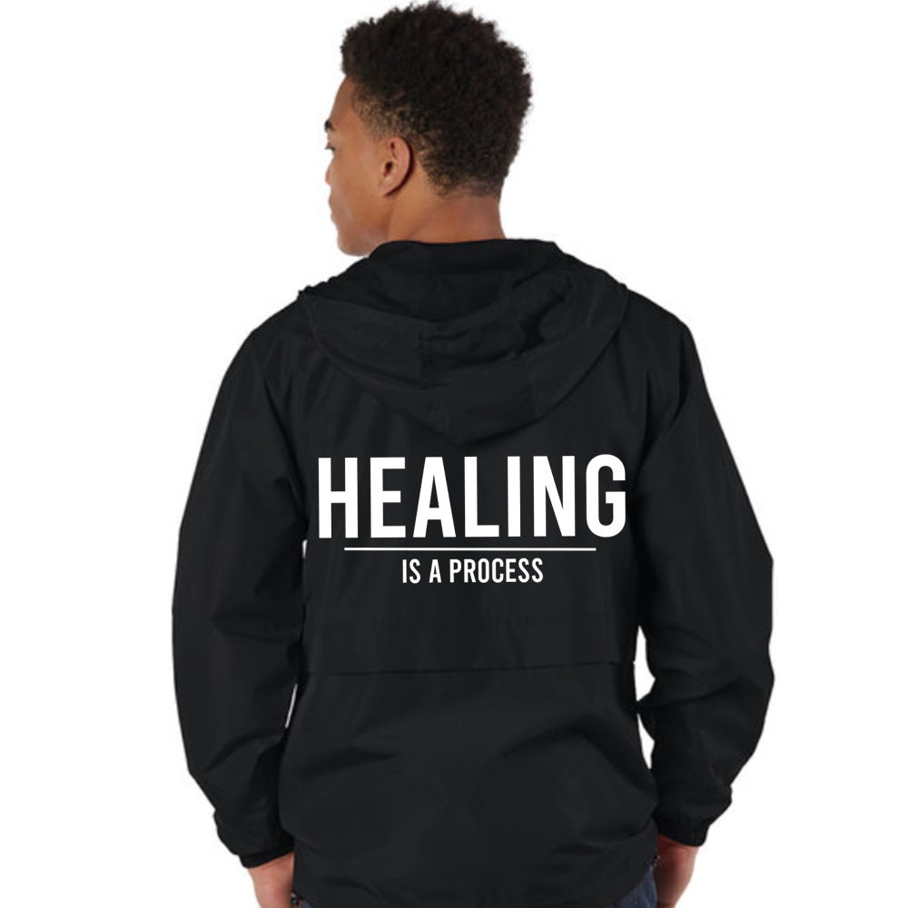 Healing Is A Process WindBreaker Black