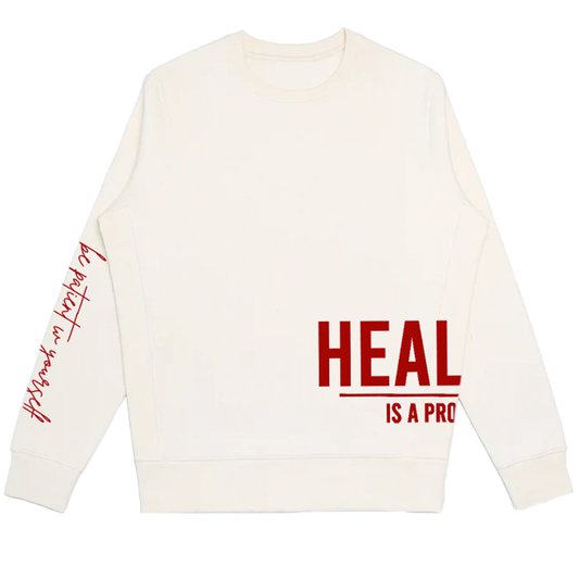 Healing Is A Process Natural Sweatshirt