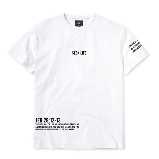 Seek Life Scripture Shirt