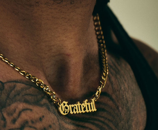 Seek Life Apparel Grateful Necklace (Pre-Order)